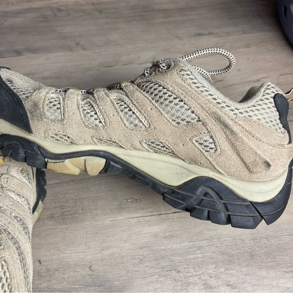 Merrell Moab 2 Ventilator Womens Size 9 Taupe Black Outdoor Walking Hiking - Picture 8 of 9